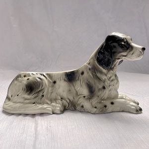 Napco 1962 English Setter Rustic Planter Vase